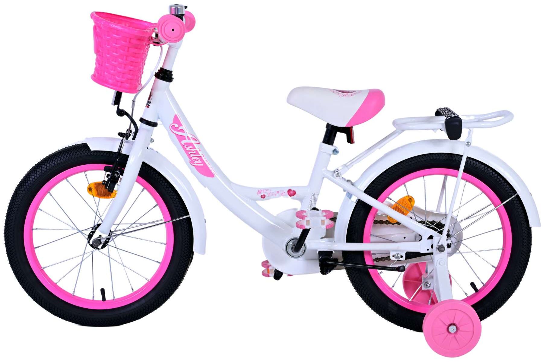 Barncykel Volare Ashley 16 tum – Vit för barn 4–6 år - 7