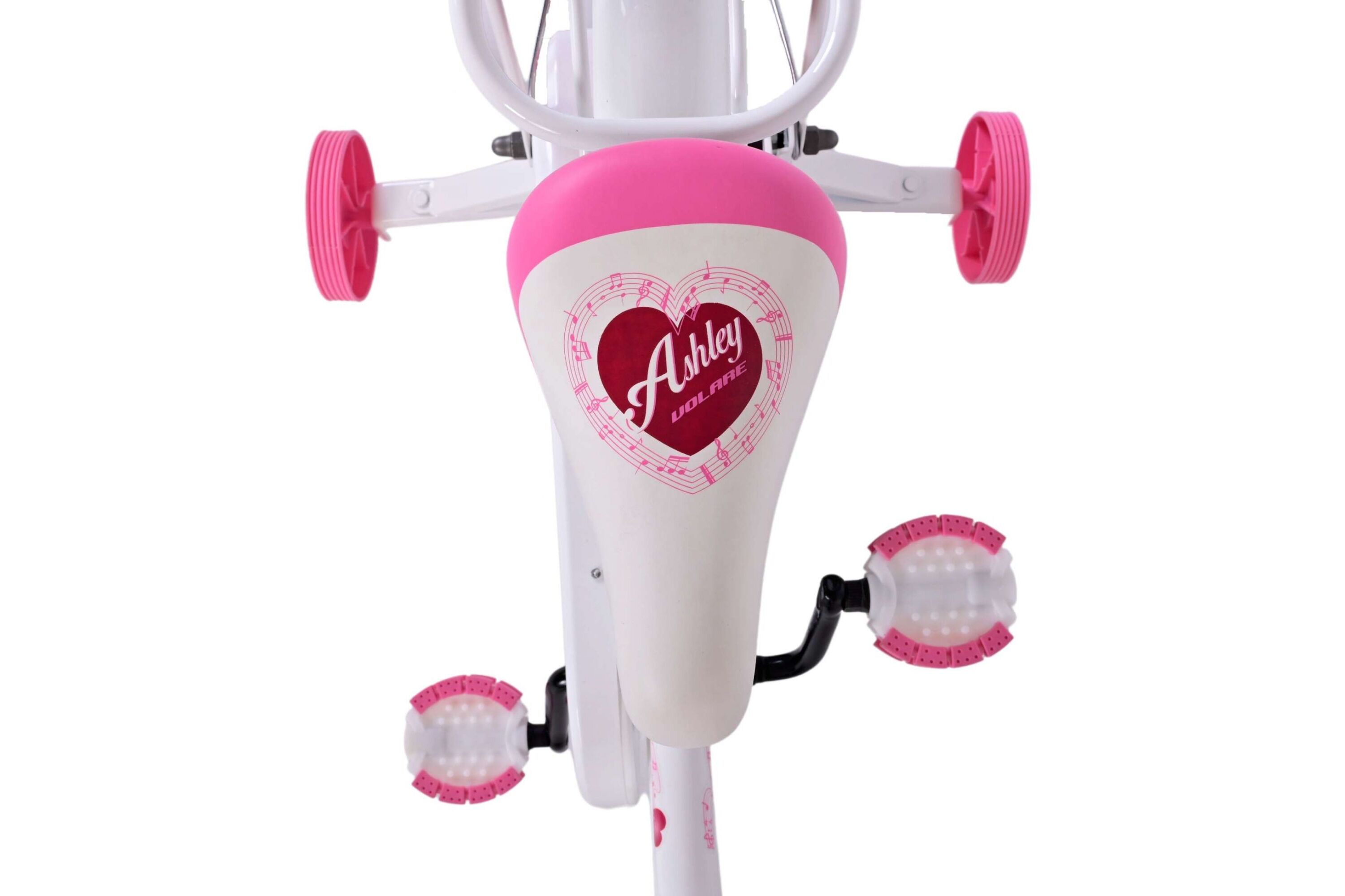 Barncykel Volare Ashley 16 tum – Vit för barn 4–6 år - 4