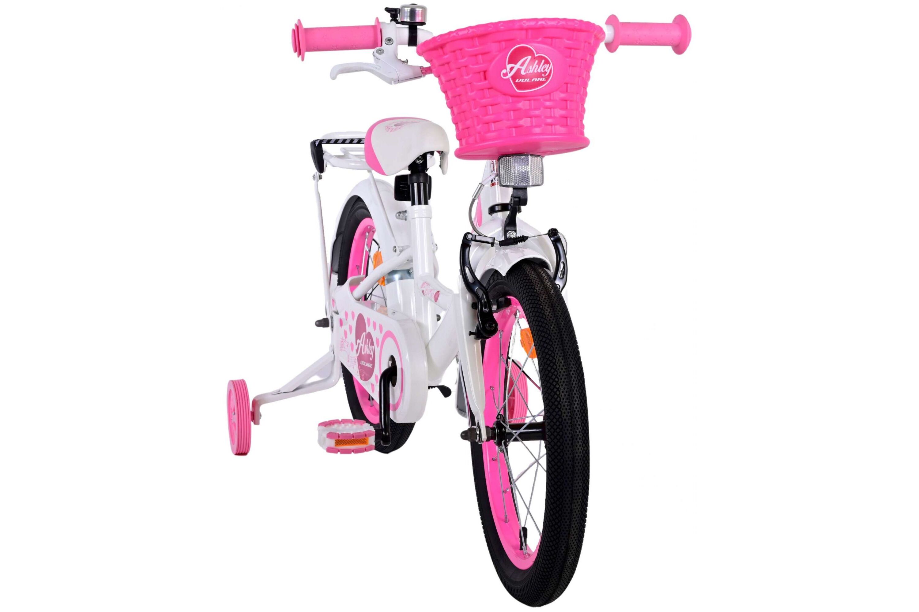 Barncykel Volare Ashley 16 tum – Vit för barn 4–6 år - 5