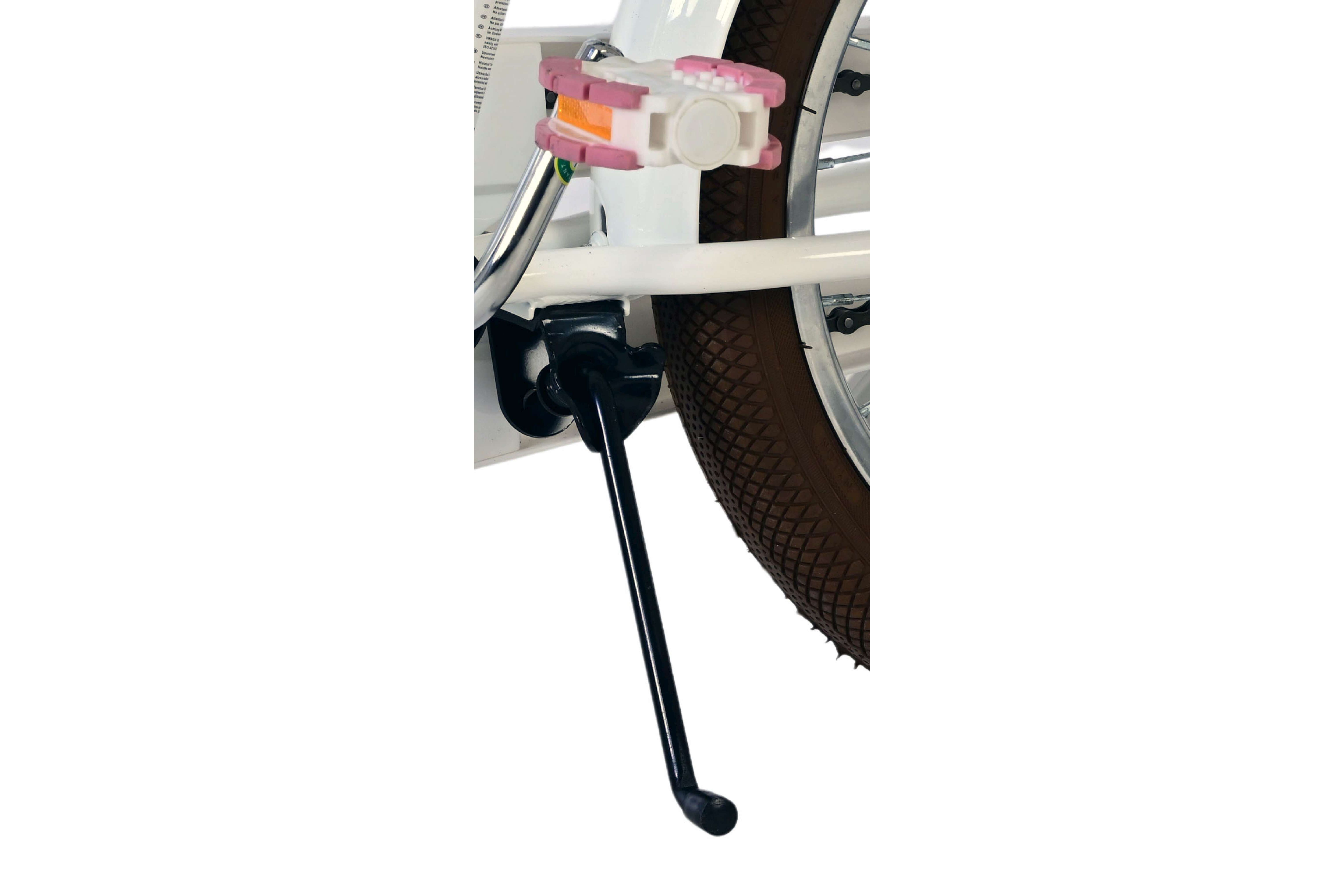 Barncykel Volare Blossom 16 tum – Vit för barn 4–6 år - 8
