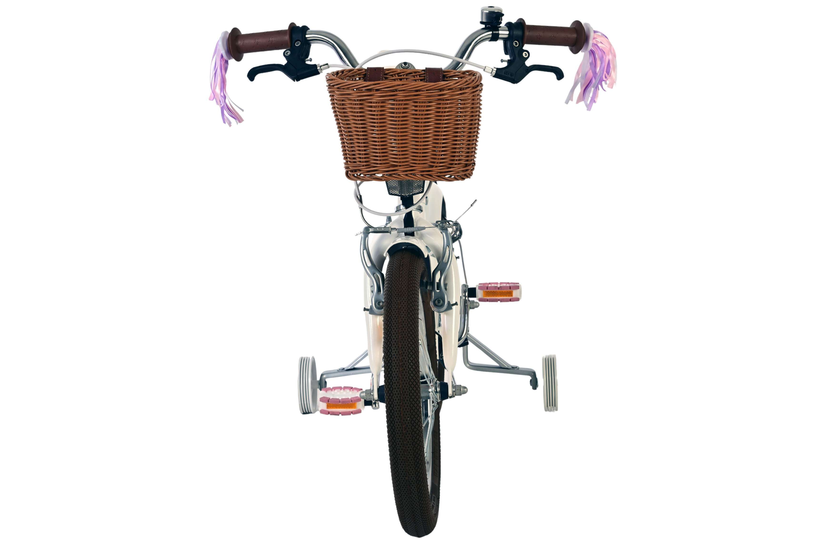 Barncykel Volare Blossom 16 tum – Vit för barn 4–6 år - 5
