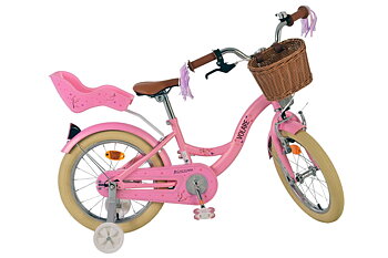 Barncykel Volare Blossom 16 tum – Rosa för barn 4–6 år
