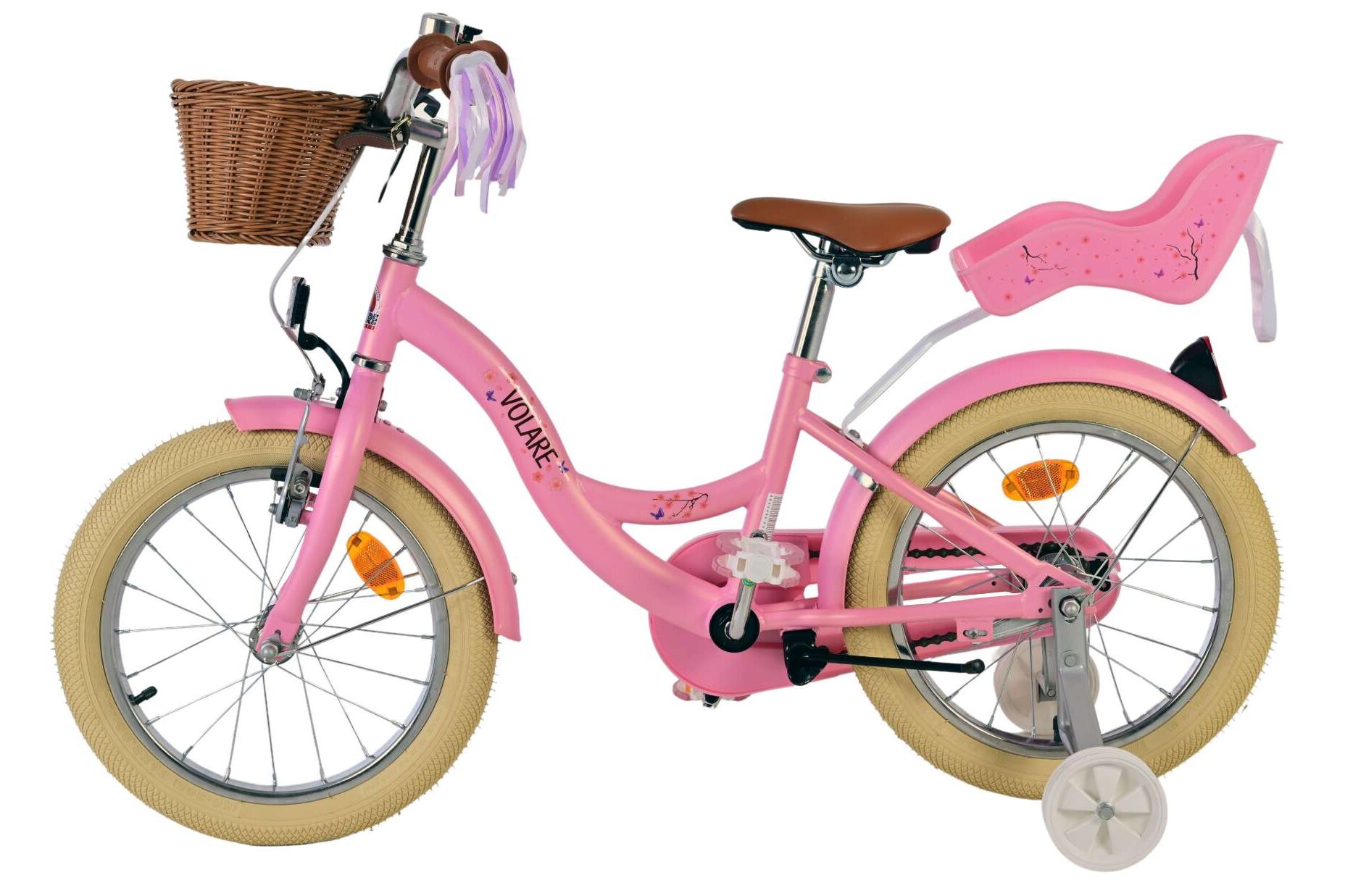 Barncykel Volare Blossom 16 tum – Rosa för barn 4–6 år - 7