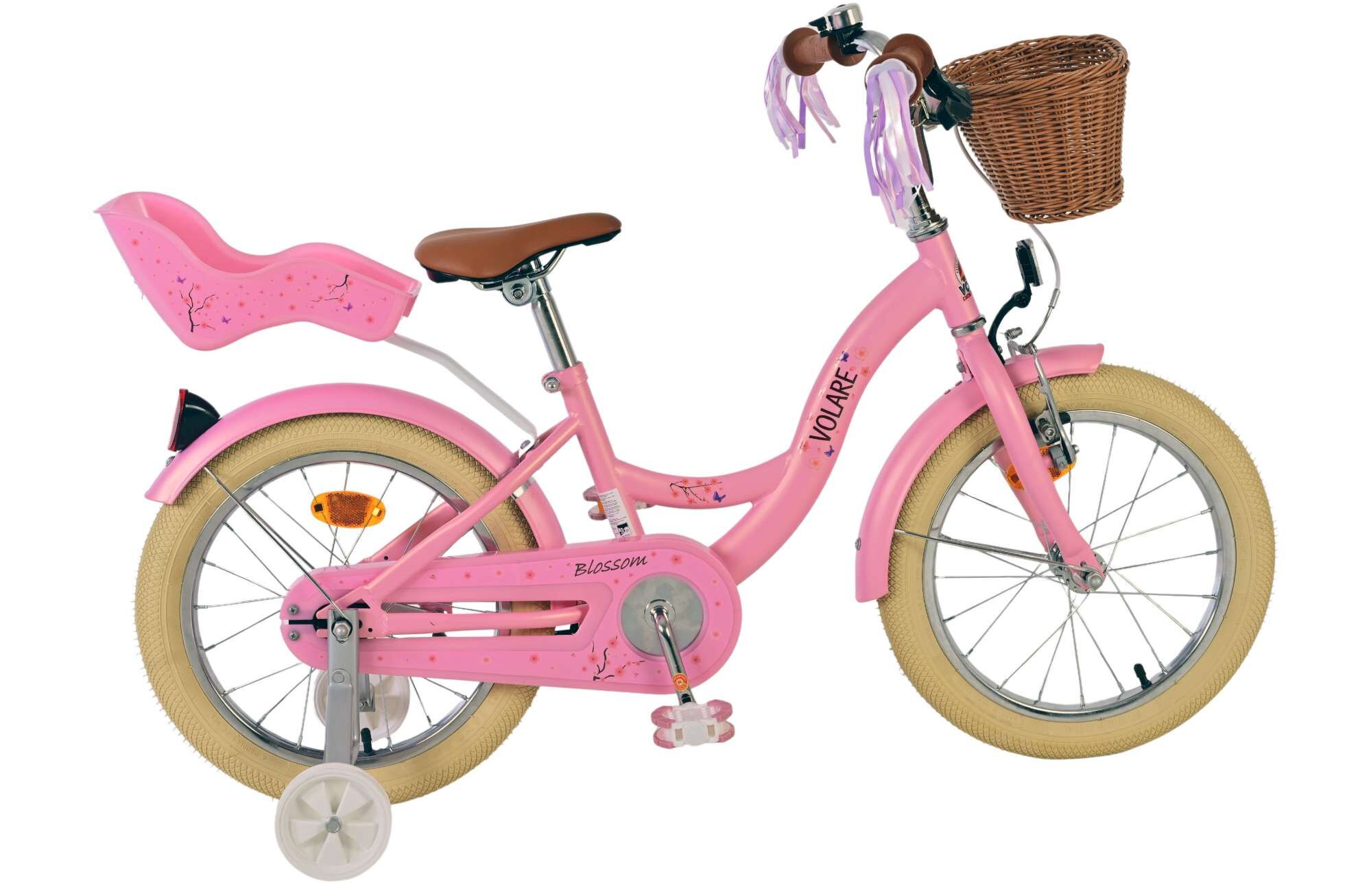 Barncykel Volare Blossom 16 tum – Rosa för barn 4–6 år - 10