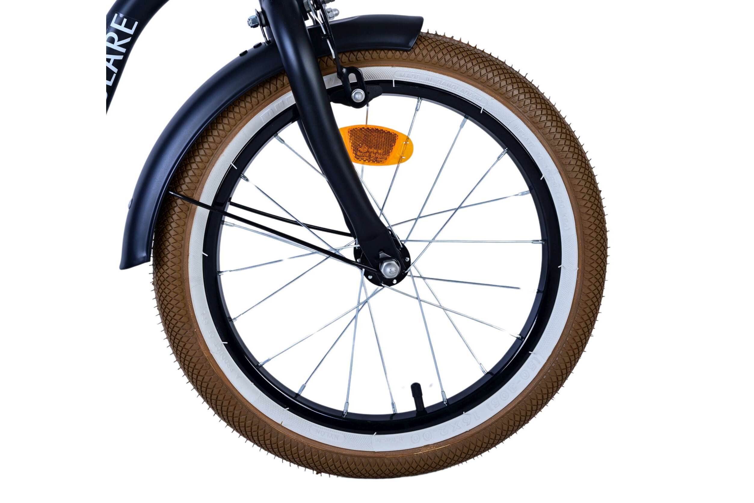 Barncykel Volare Cruiser 16 tum – Svart för barn 4–6 år - 3