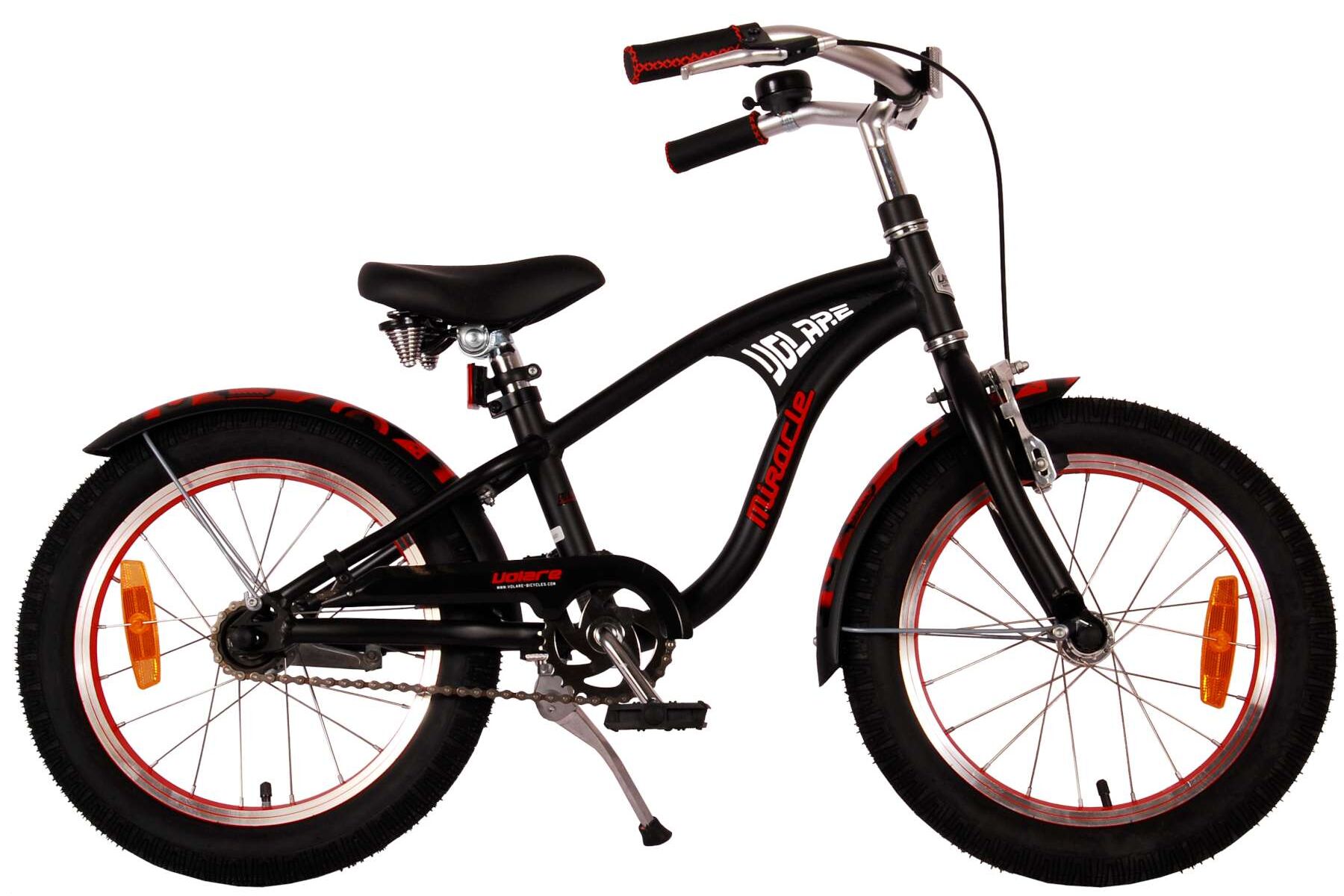 Barncykel Volare Miracle Cruiser 16 tum – Svart för barn 4–6 år - 15