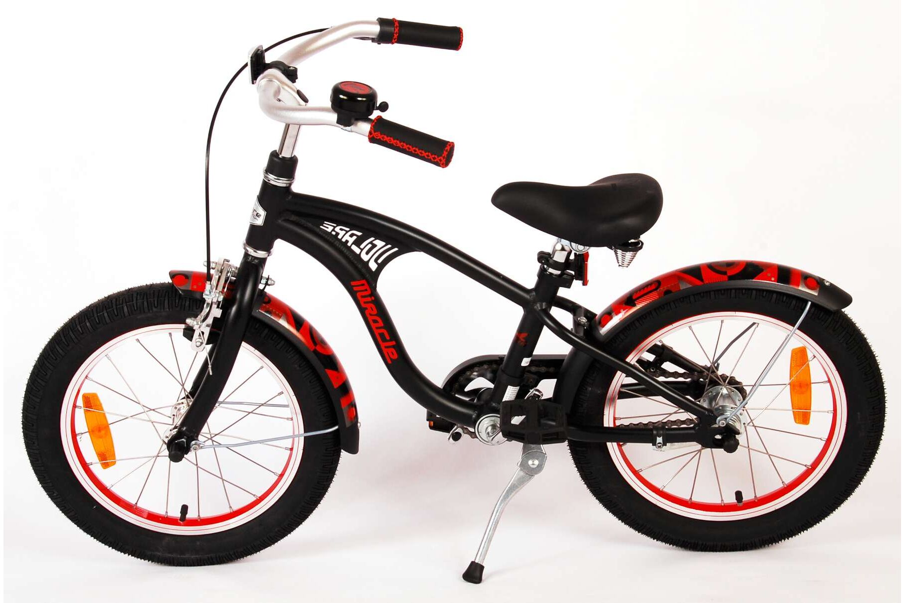 Barncykel Volare Miracle Cruiser 16 tum – Svart för barn 4–6 år - 14