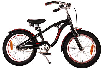 Barncykel Volare Miracle Cruiser 16 tum – Svart för barn 4–6 år