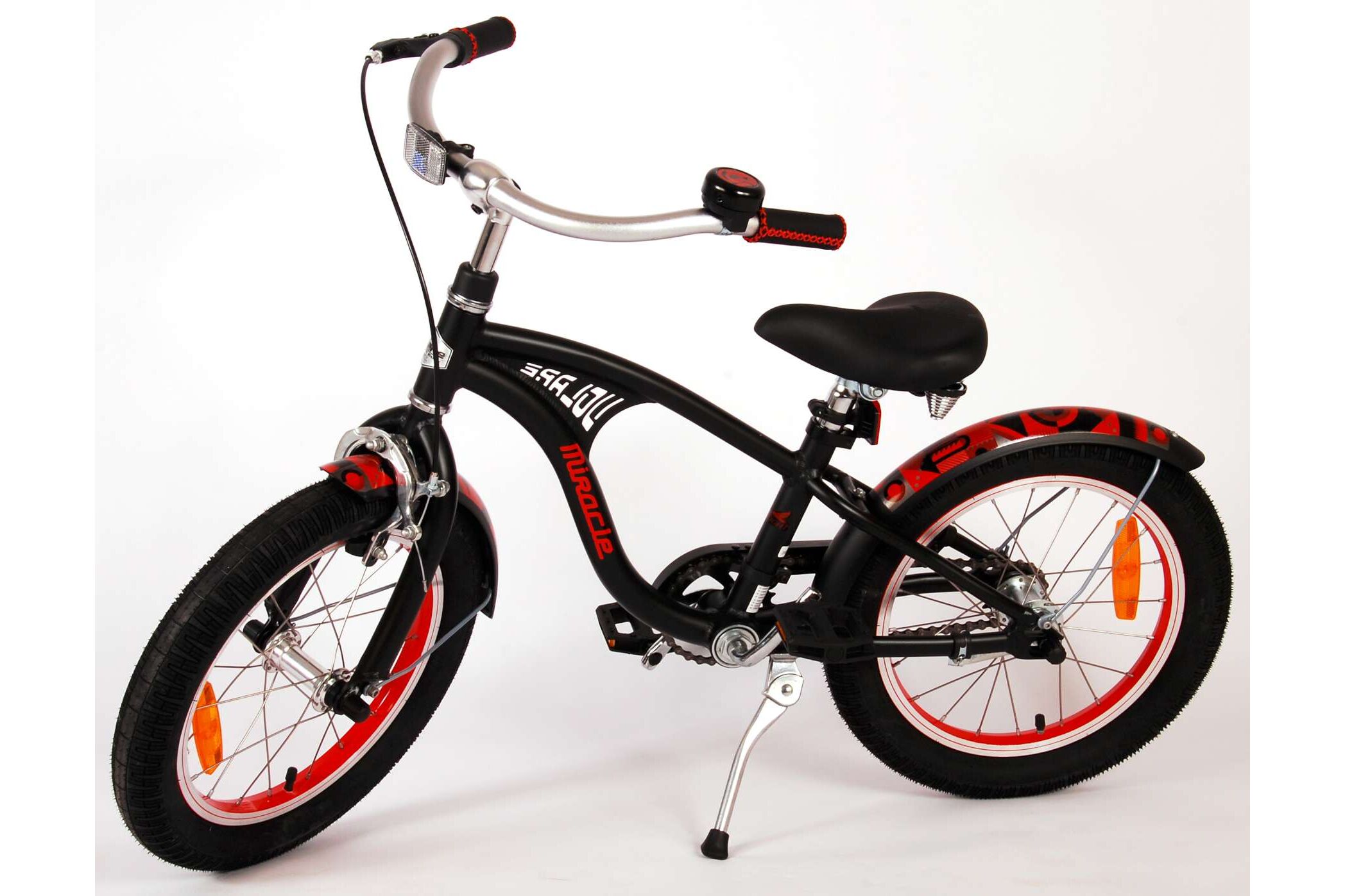 Barncykel Volare Miracle Cruiser 16 tum – Svart för barn 4–6 år - 12