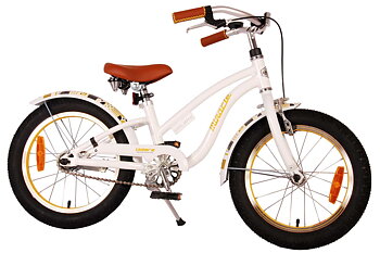 Barncykel Volare Miracle Cruiser 16 tum – Vit för barn 4–6 år