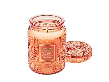 Spiced Pumpkin Latte Large Glass Jar with lid