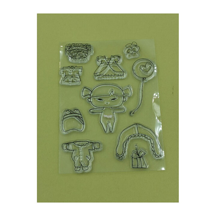 Clear Stamps Second Hand - Baby Girl