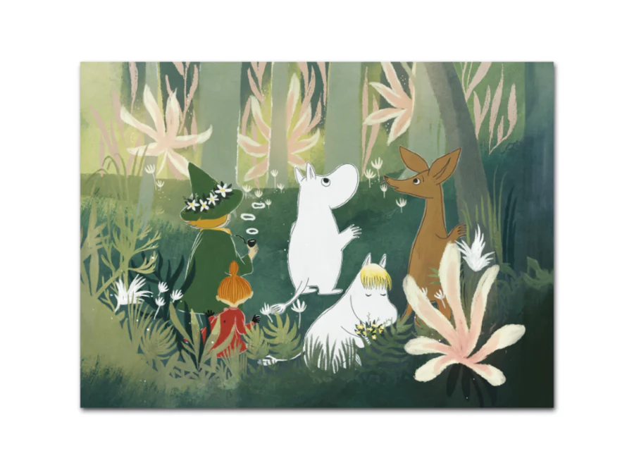 Mumin bordstablett - Grön Skog