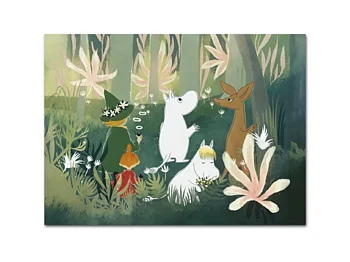 Mumin bordstablett - Grön Skog