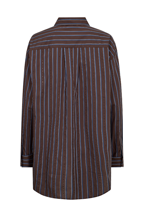 MMDanika Stripe Rhin Shirt Bracken - 7