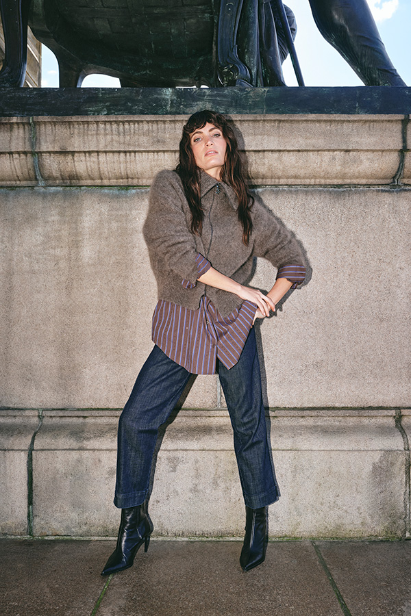 MMDanika Stripe Rhin Shirt Bracken - 3