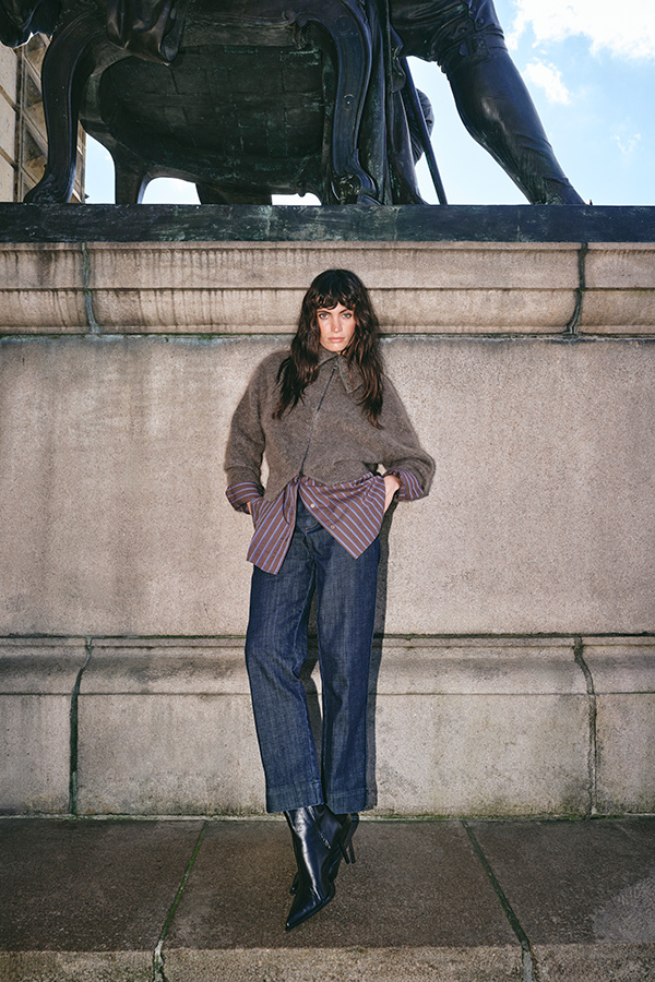 MMDanika Stripe Rhin Shirt Bracken - 4