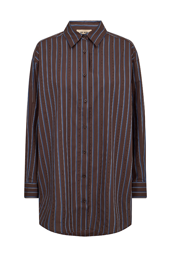 MMDanika Stripe Rhin Shirt Bracken - 6