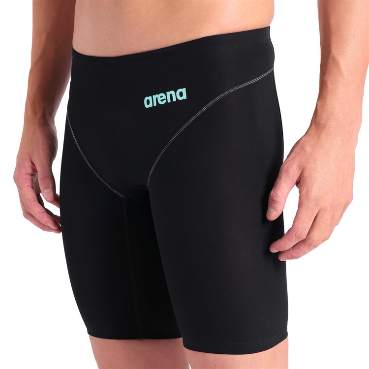 Men's POWERSKIN IMPULSO OB swim trunks - Black Teal from ARENA - 2