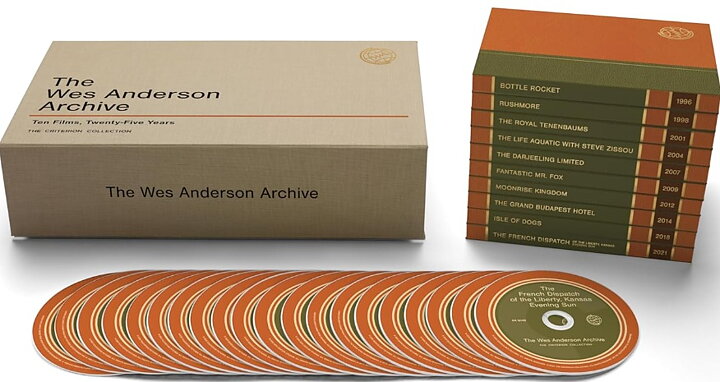 Wes Anderson Archive: Ten Films, Twenty-Five Years (BLU-RAY 4K ULTRA HD + BLU-RAY)