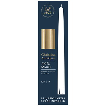 Christina antikljus 4-p honey, Liljeholmens stearinfabrik