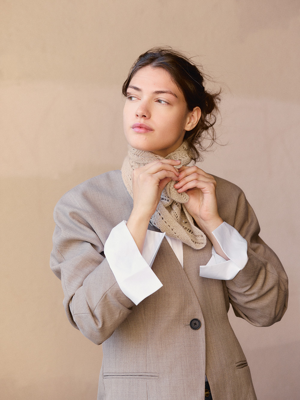 Sandnes Petra Scarf 2508_01 (25 m mönsterstick st 3) - 5