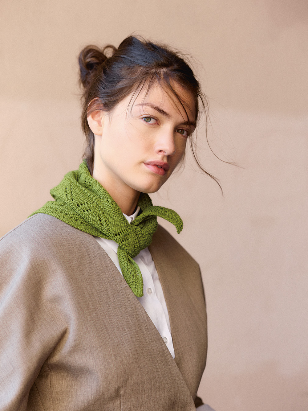 Sandnes Petra Scarf 2508_01 (25 m mönsterstick st 3) - 9
