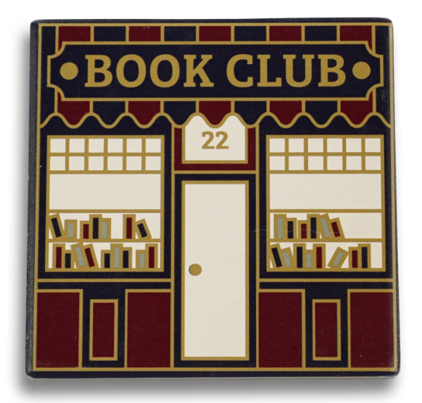Pulteney Press : Book Club  - Mugg/Glasunderlägg i keramik