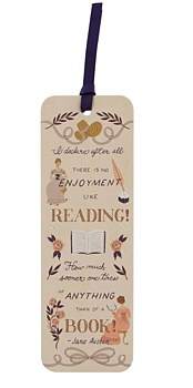 Pulteney Press : Jane Austen There is no Enjoyment like Reading - Bokmärke