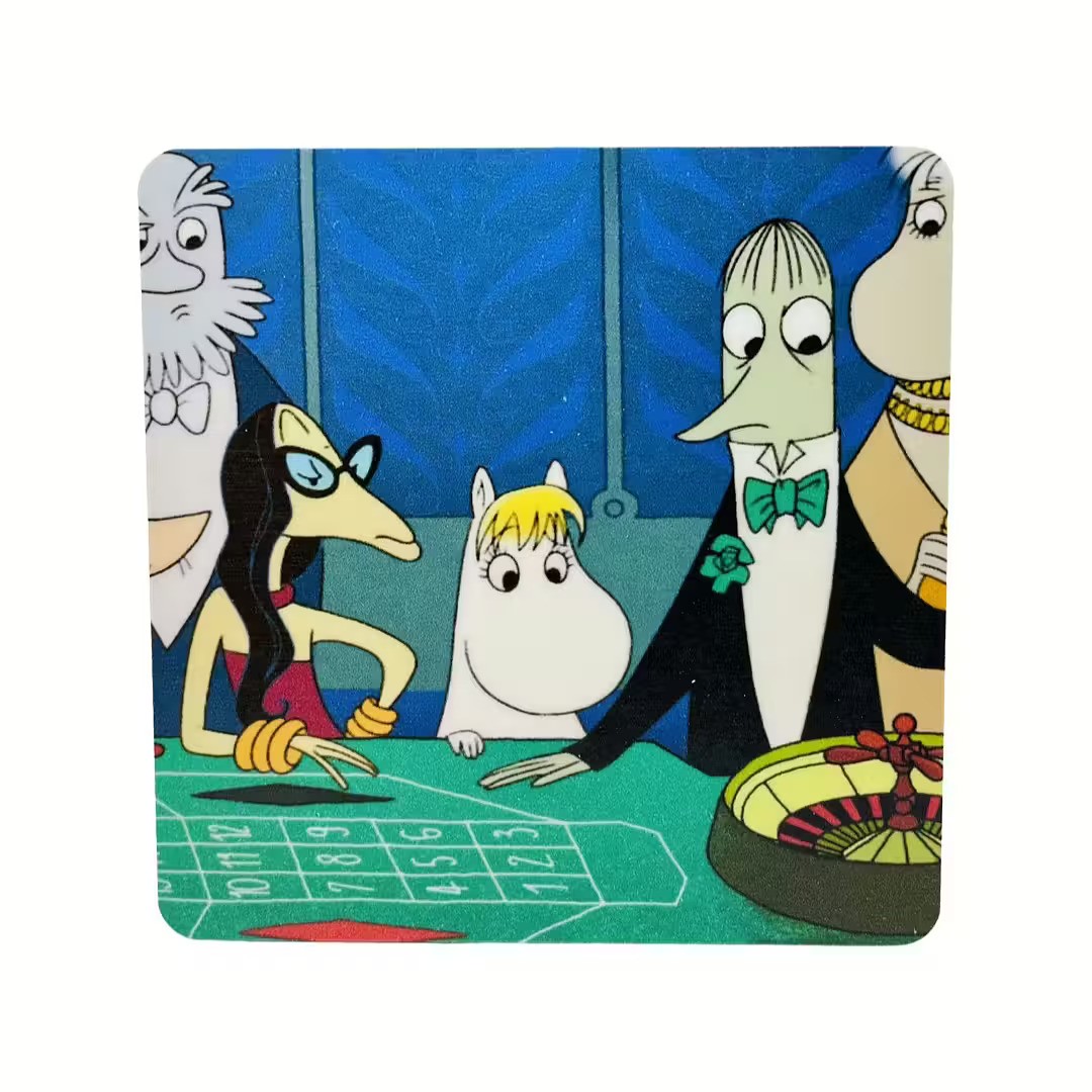 Moomin Glass coaster 4-pack - Riviera - 3