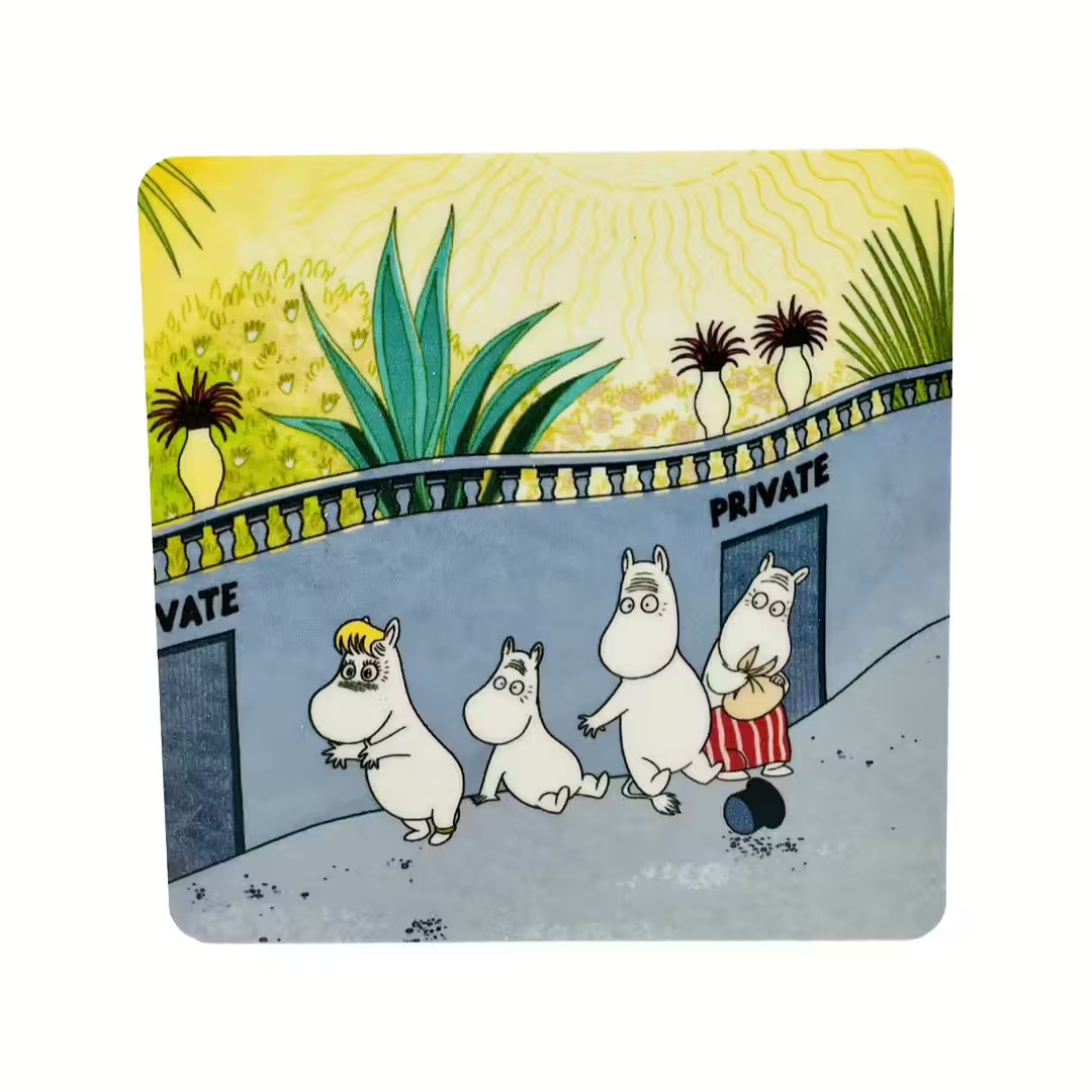 Moomin Glass coaster 4-pack - Riviera - 4
