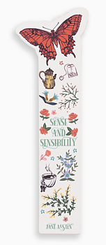 Steel Mill & Co UK : Jane Austen Sense and Sensibility  - Bokmärke i vegan leather