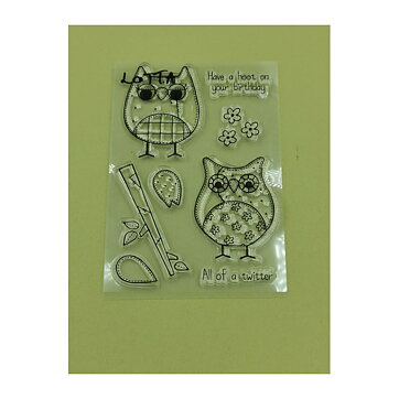 Clear Stamps Second Hand - Owls