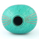 ヴィルヘルム・コーゲ  Argentaシリーズ  緑色のベース  シルバーのライン模様  (16cm)  1955年