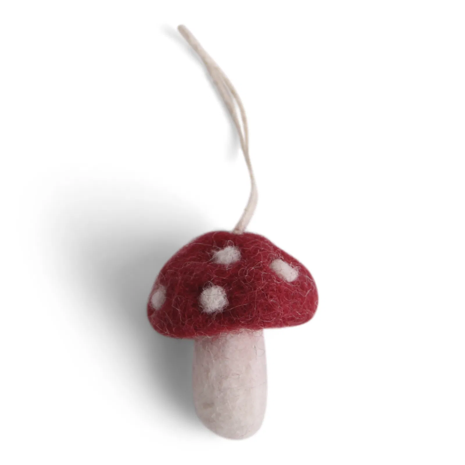 Julhänge - Mini flugsvamp, röd