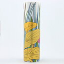 Alain le Foll (1962) Cylinder Vase with Water Lily Decor 23 cm