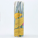 Alain le Foll (1962) Cylinder Vase with Water Lily Decor 23 cm