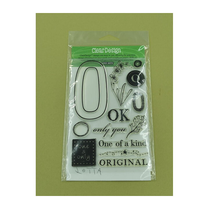 Clear Stamps Second Hand Hero Arts - Choose your Letter "O"