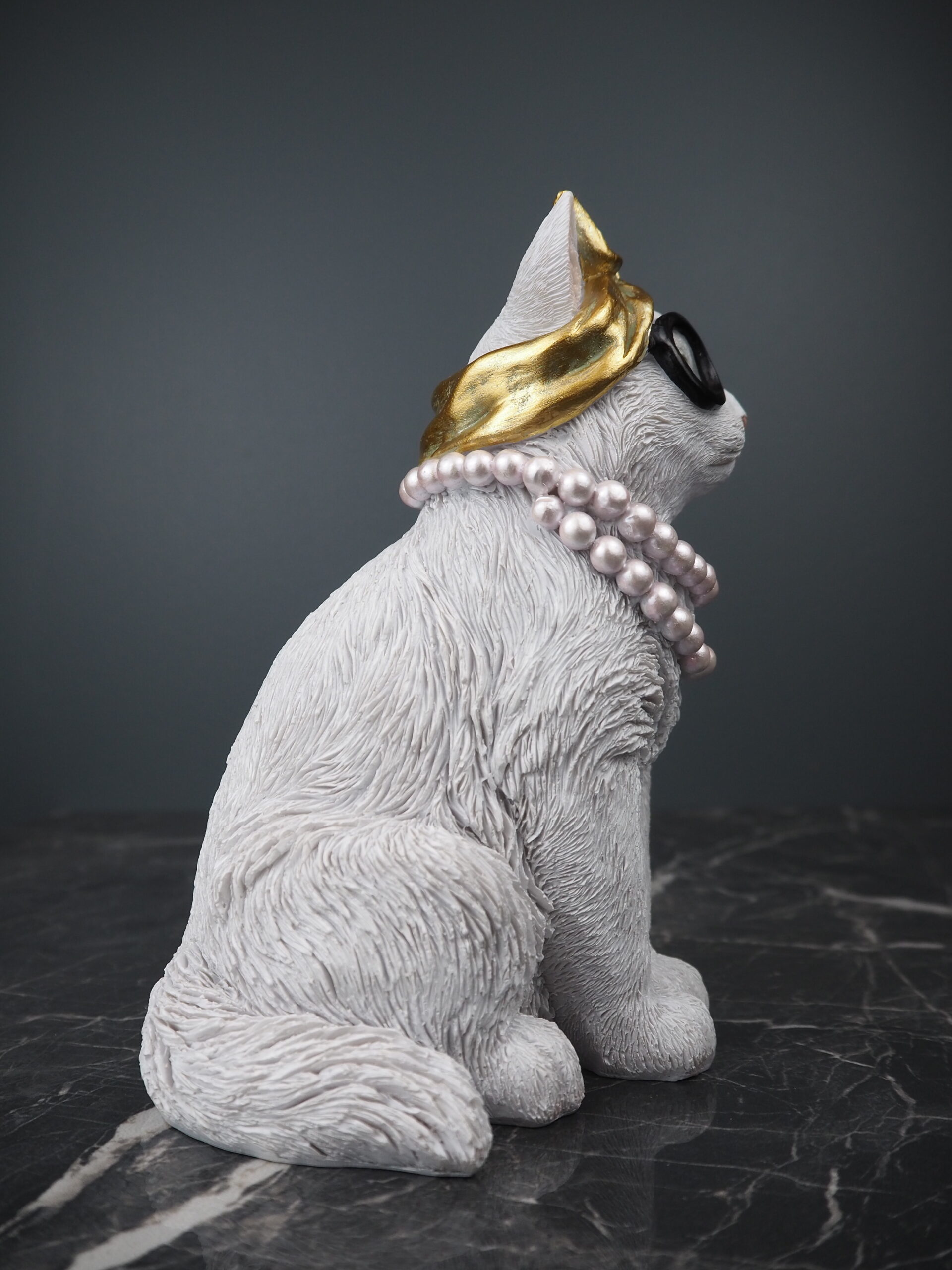 Cat with pearls - 3