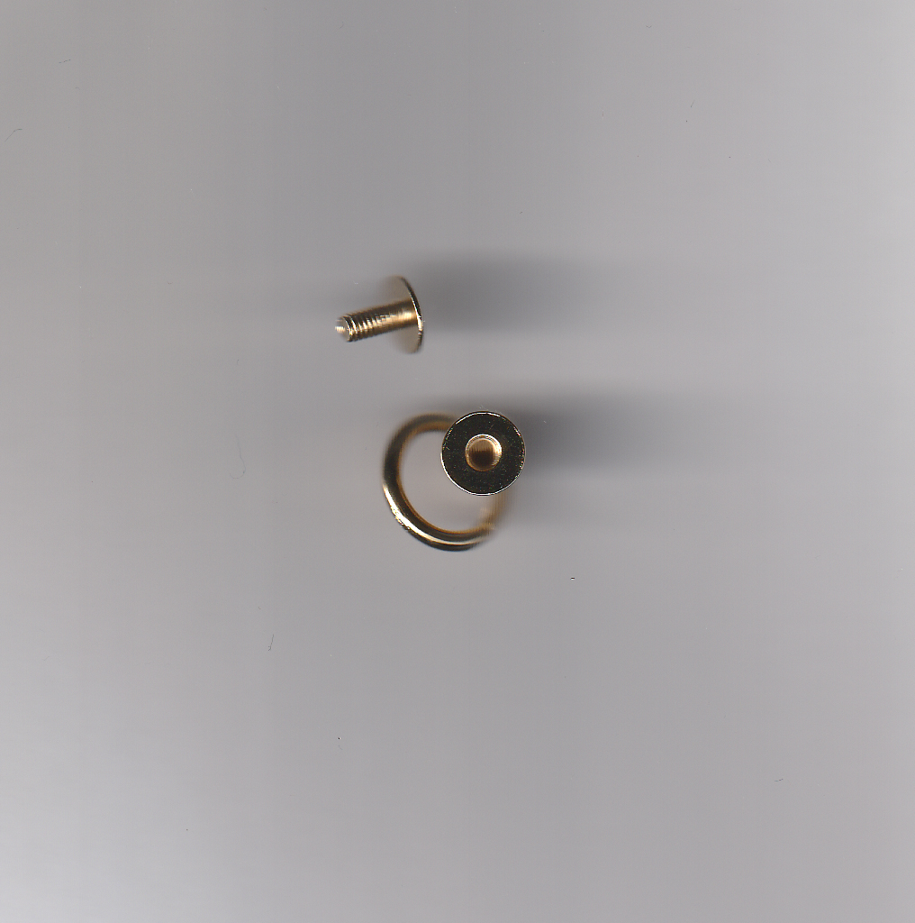 Knoppfäste ögla - Guld - 2