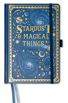 Storybook Collection : Stardust & Magical Things  Hardback Notebook - Skrivbok med resårband, läsband och pennhållare A5 linjerad