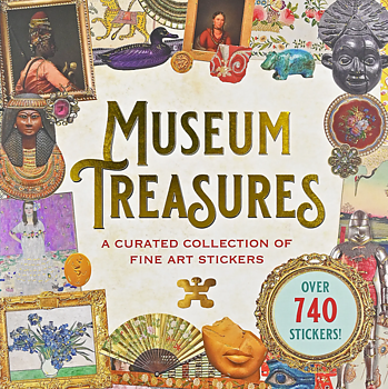Museum Treasures : A Curated Collection of Fine Art Stickers - Stickersbok med mer än 740 stickers 