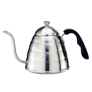 Tiamo - Pour Over Bumblebee Kettle Satin 0,9L - Vattenkanna med smal pip i rostfritt stål