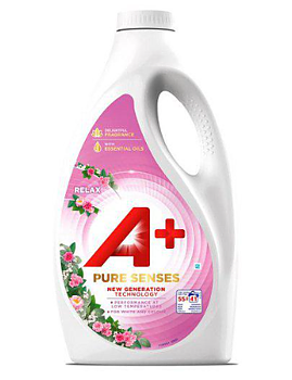 A+ Tvättmedel Flytande PureSenses Relax Effektiv tvätt med en lugnande doft