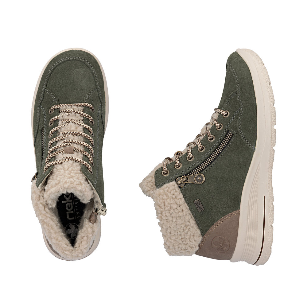 Rieker Damboots Varmfodrad Grön - 8