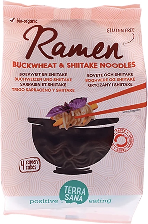 Ramennudlar bovete shiitake terrasana 280g