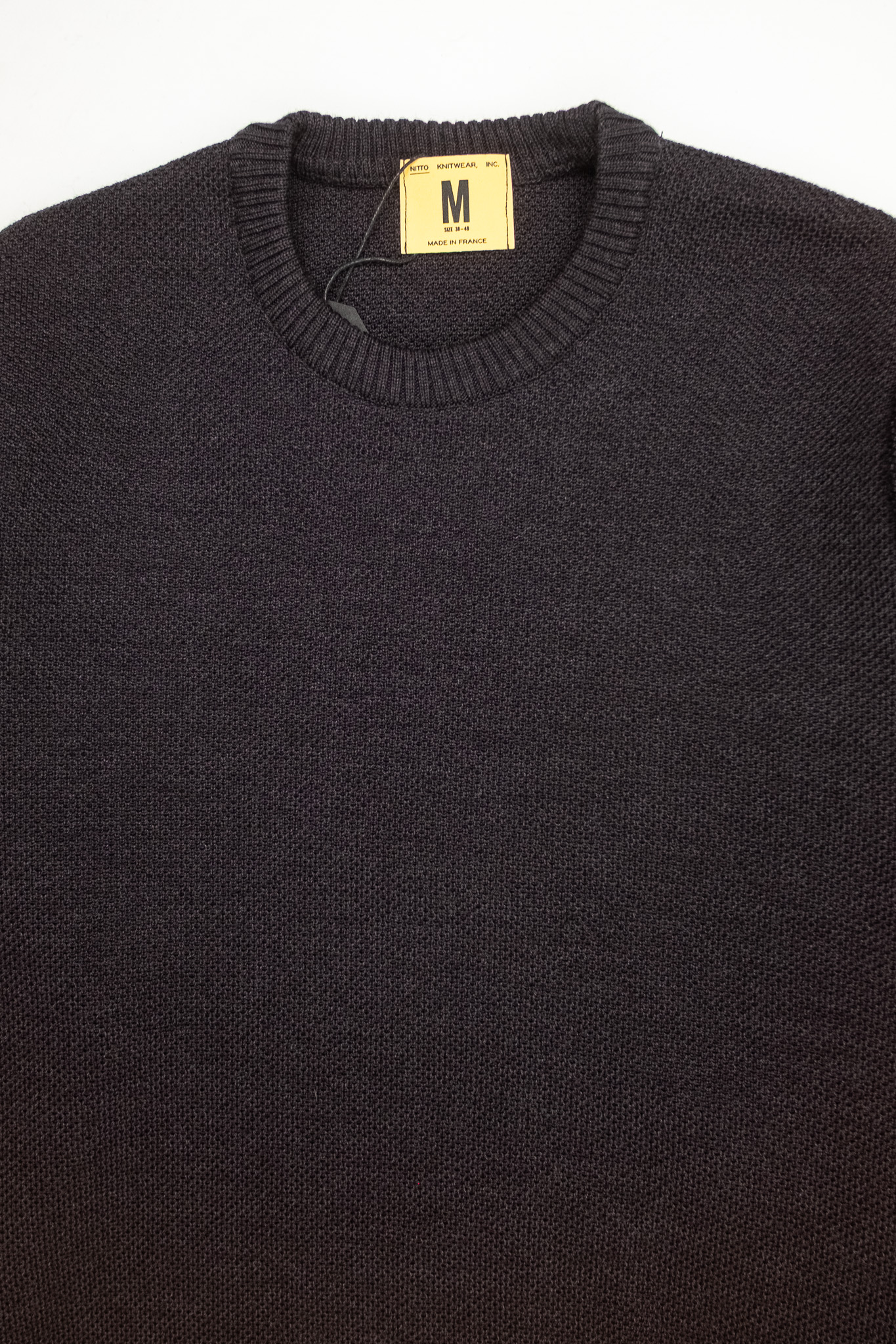 Nitto Knitwear - Youri Crewneck Sweater Wool Anthracite - 3