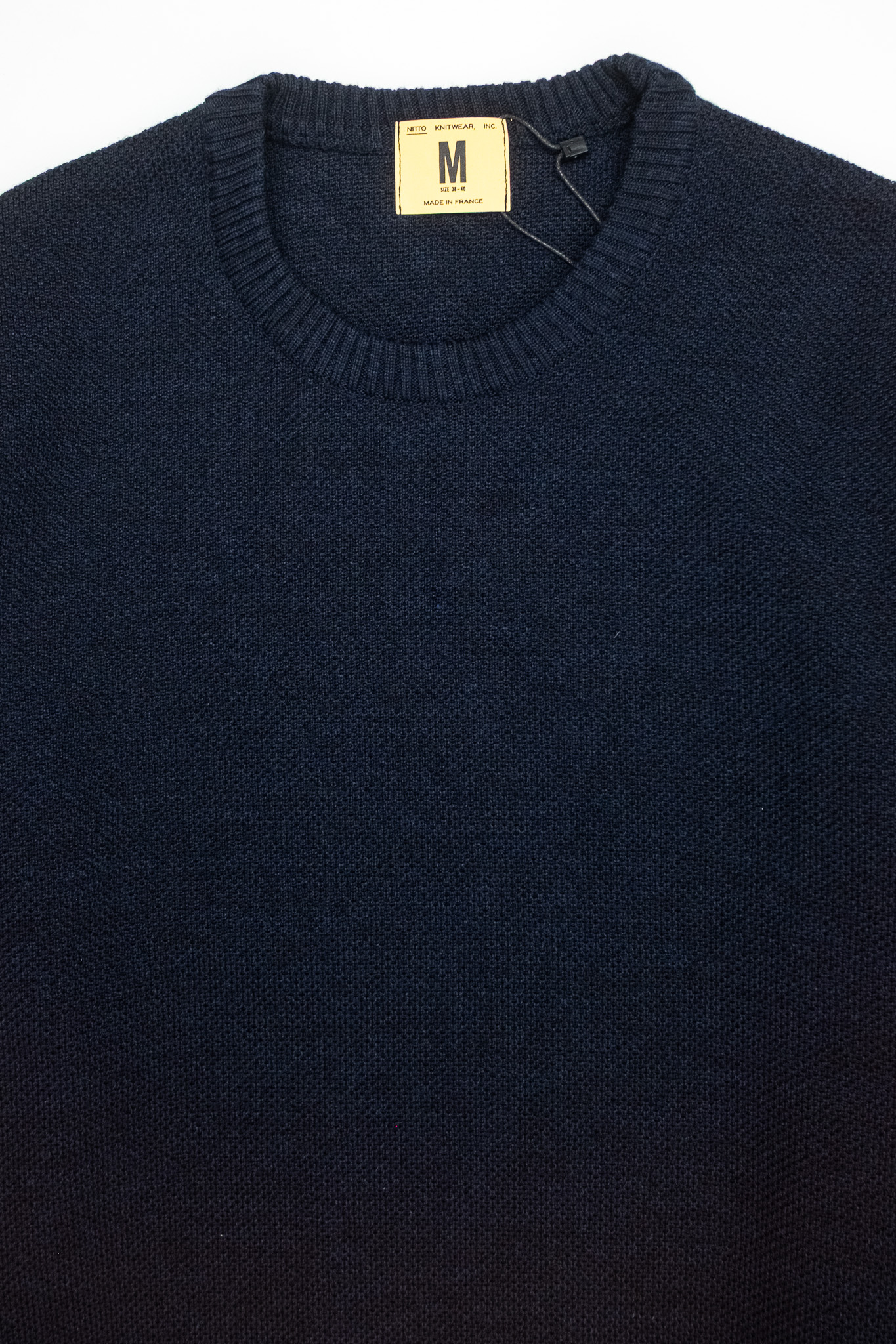 Nitto Knitwear - Youri Crewneck Sweater Wool Marine - 3