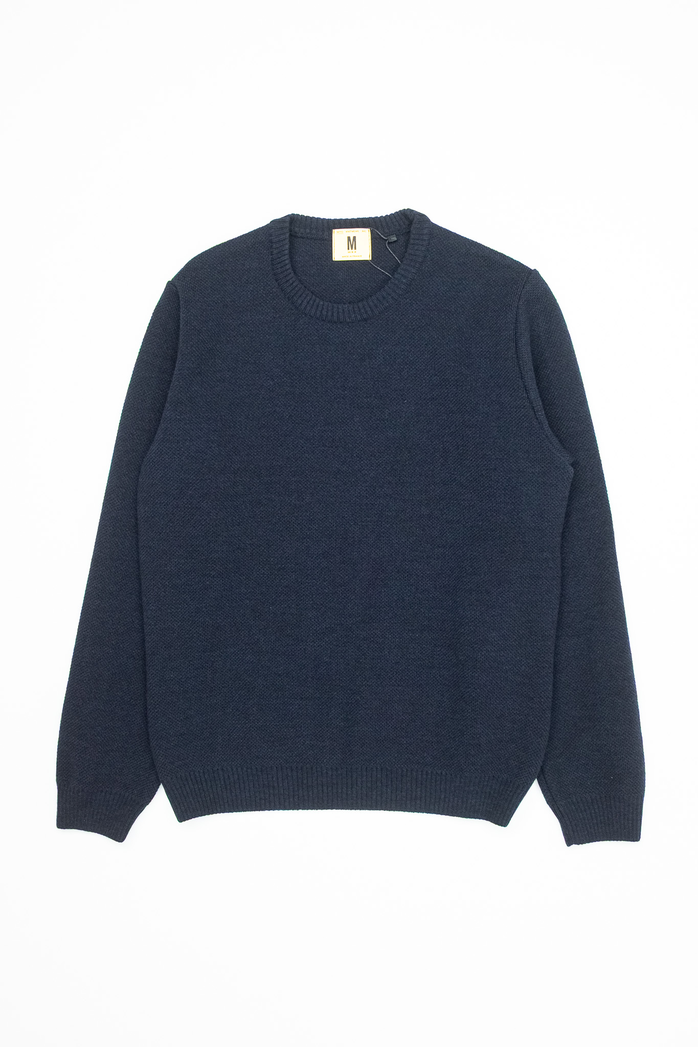 Nitto Knitwear - Youri Crewneck Sweater Wool Marine - 2