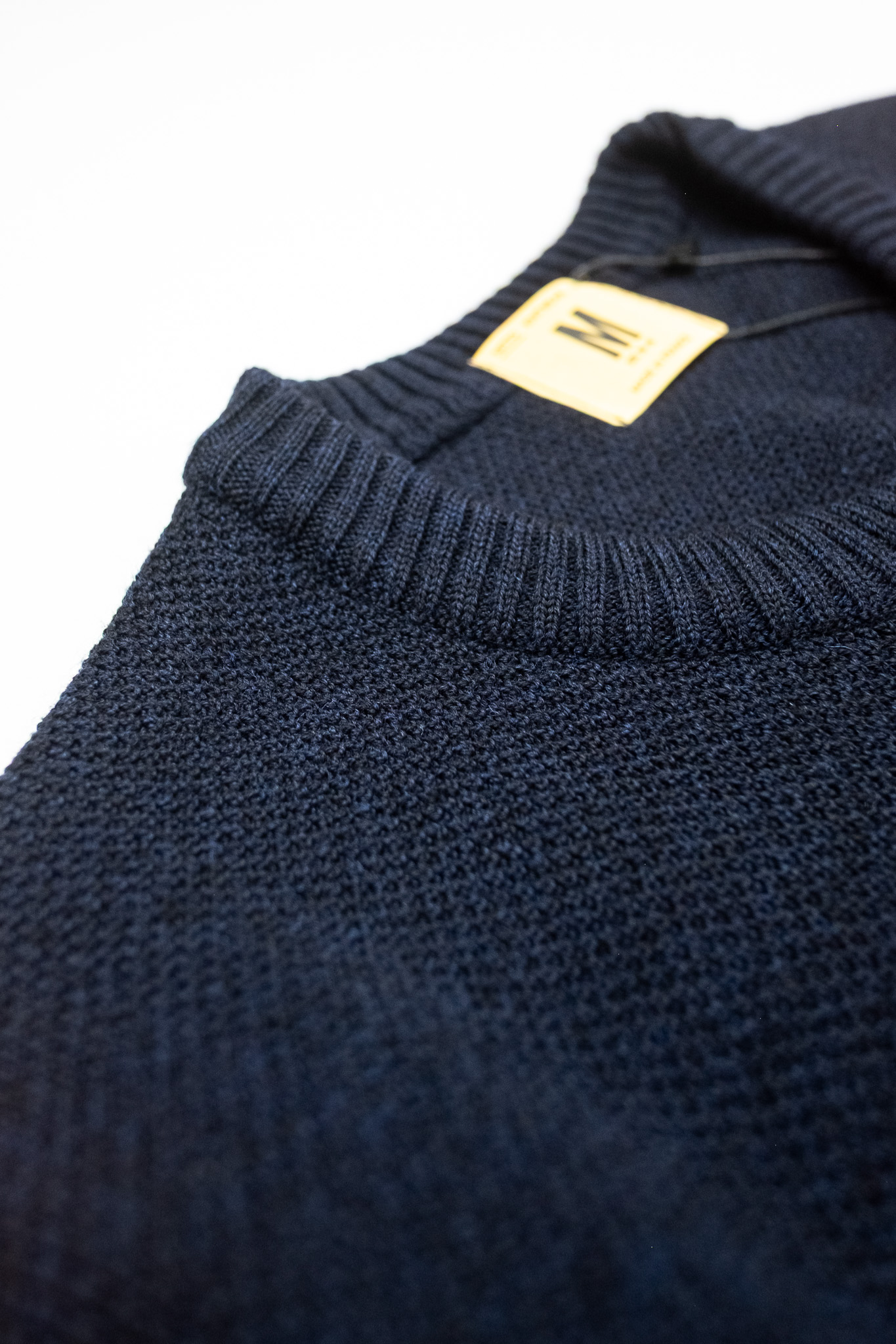 Nitto Knitwear - Youri Crewneck Sweater Wool Marine - 5